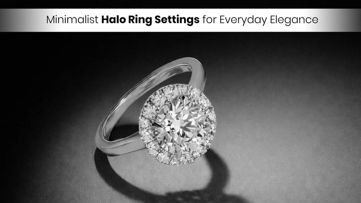 Minimalist Halo Ring Settings for Everyday