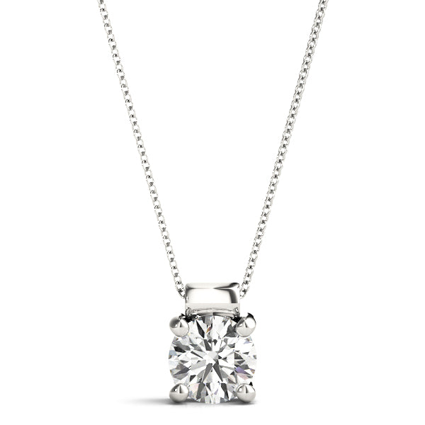Belgravia Round Solitaire Pendant