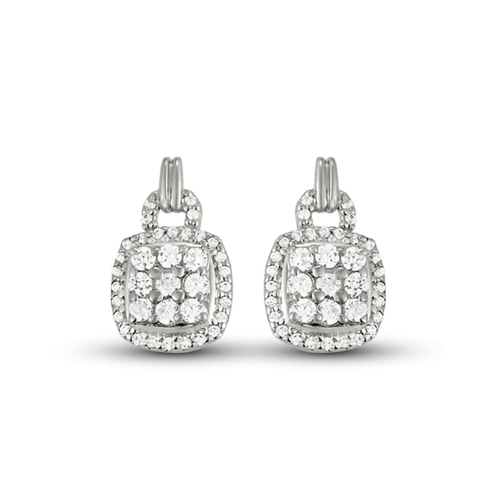 Coventry Studs Earrings in Platinum