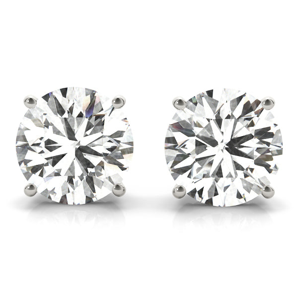 Glasgow Classic Round Solitaire Studs Earrings