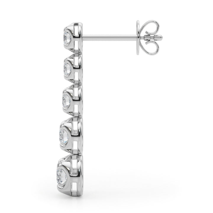 Manchester Hoop Earrings in Platinum