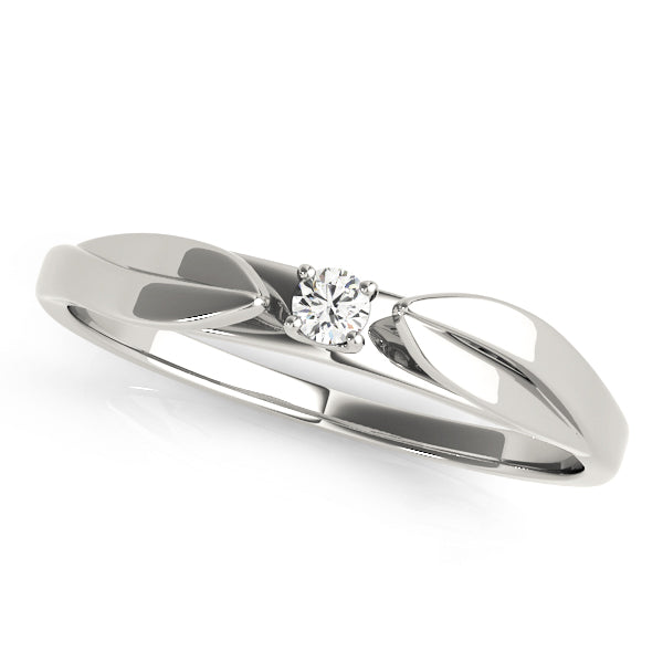 Edinburgh Wedding Band Prong Set in Platinum