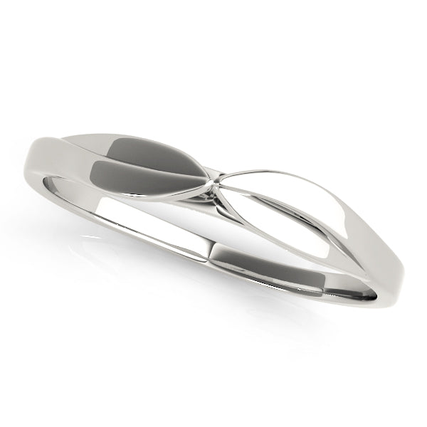 Belfast Wedding Band Curved Band in Platinum