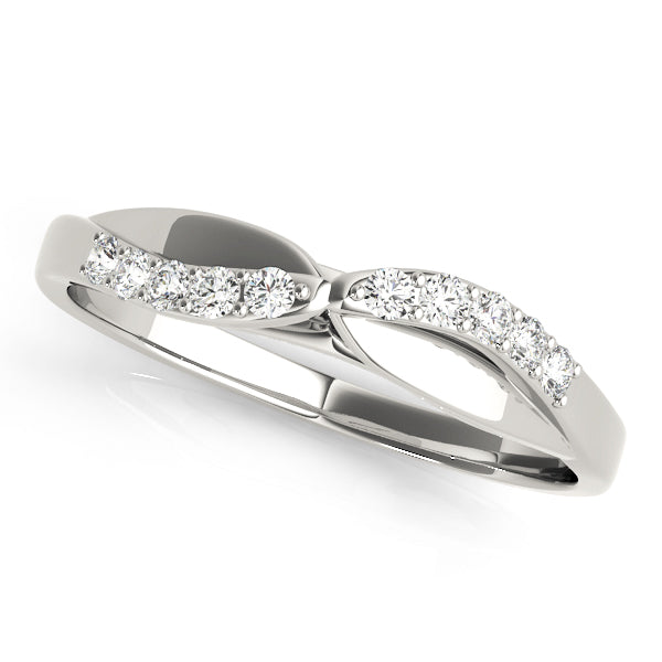 Sheffield Wedding Band Curved Band in Platinum