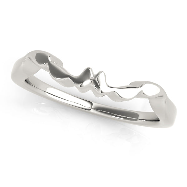 Nottingham Wedding Band Gold Band in Platinum