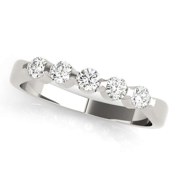 Stratford Wedding Band Bar Set in Platinum