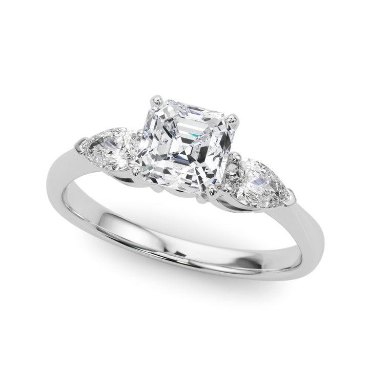 Bluebell Three Stone Engagement Ring