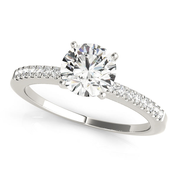 Tay 1/2 Pave Engagement Ring