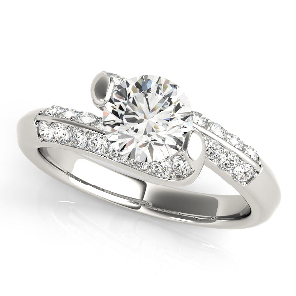 Jade Twisted Multirow Engagement Ring