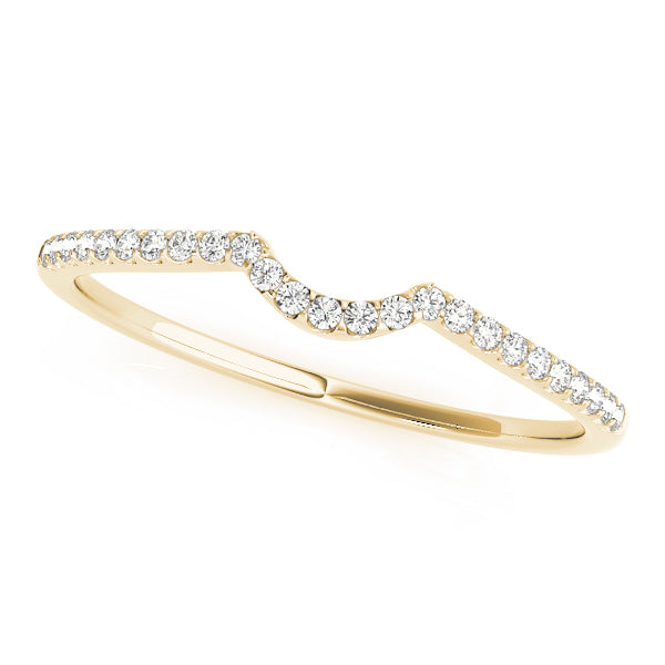Kensington Wedding Band Curved Band