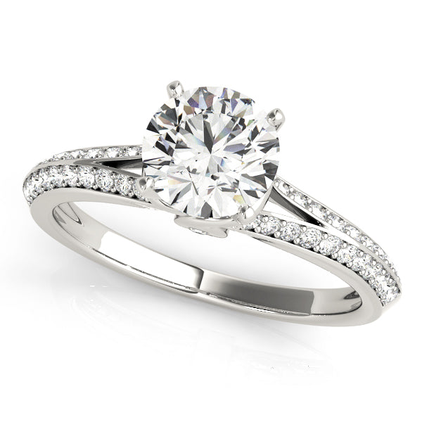 Glacier Double Pave Engagement Ring
