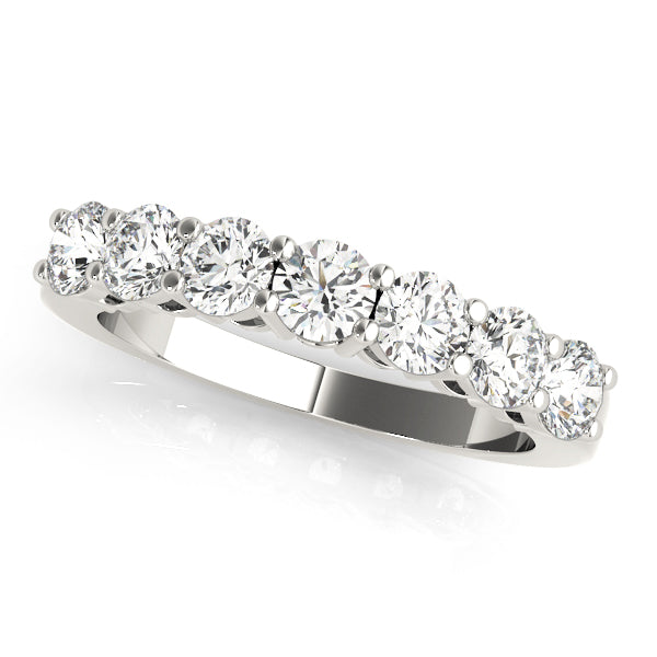 Soho 8 Stone Wedding Band in White Gold