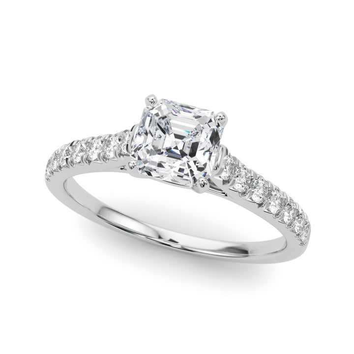 Sandringham Pave Engagement Ring