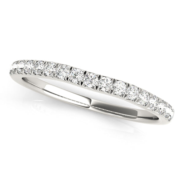 Devon Wedding Band Curved Band in Platinum