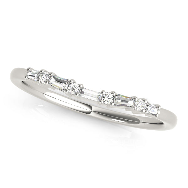 Dorset Wedding Band Fancy Shape in Platinum