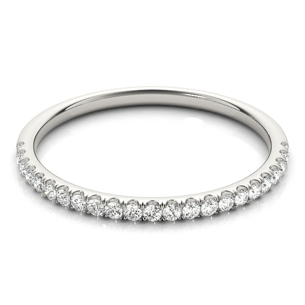 Kent Wedding Band Prong Set in Platinum