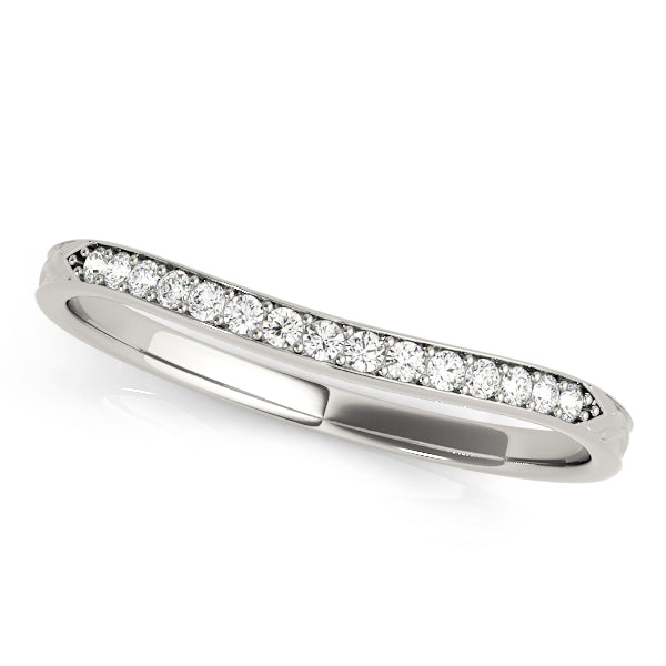 Peak Wedding Band in Platinum