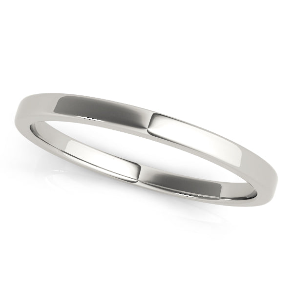 Malvern Plain Wedding Band in Platinum