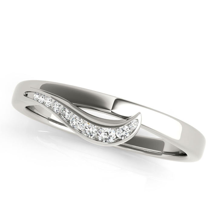 Bakewell Wedding Band in Platinum