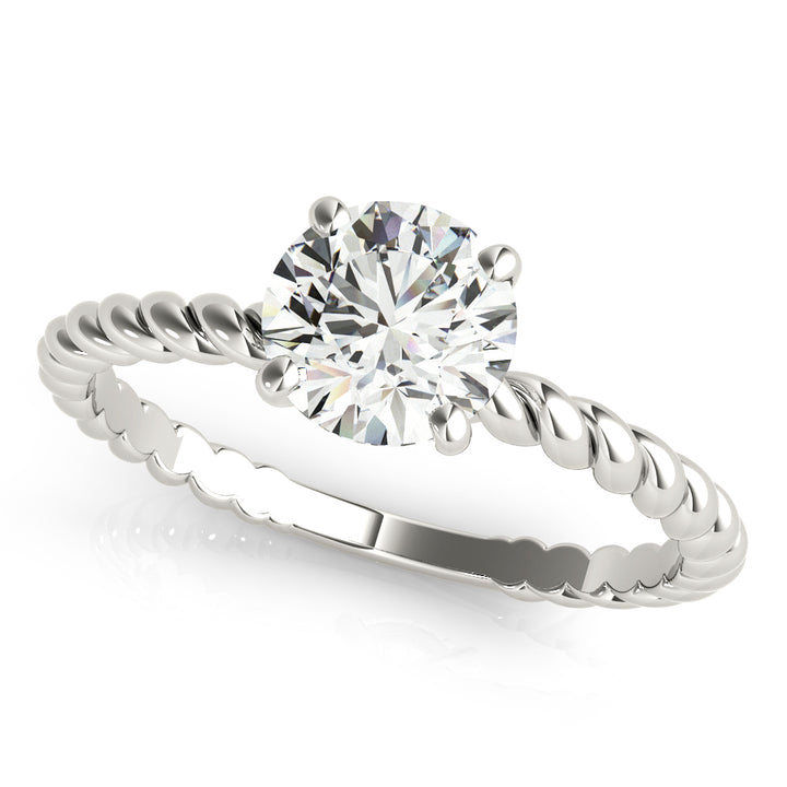 Aberdeen Twisted Shank Engagement Ring