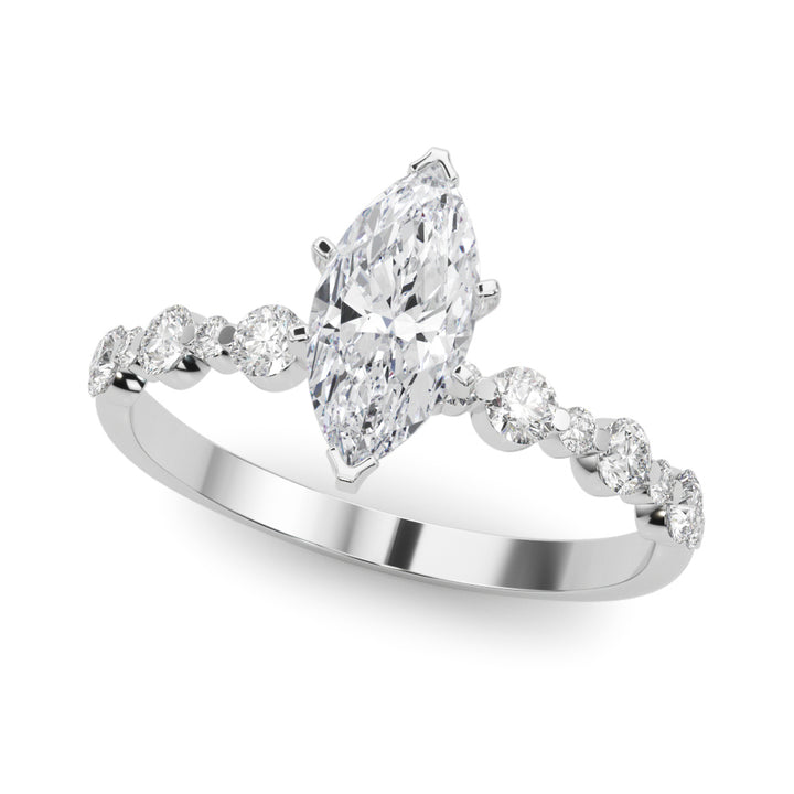 Tyne Side Stone Fancy Engagement Ring