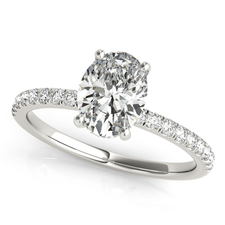 Greenwich Delicate Pave Engagement Ring