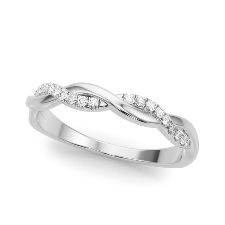 Mersey Wedding Band in Platinum