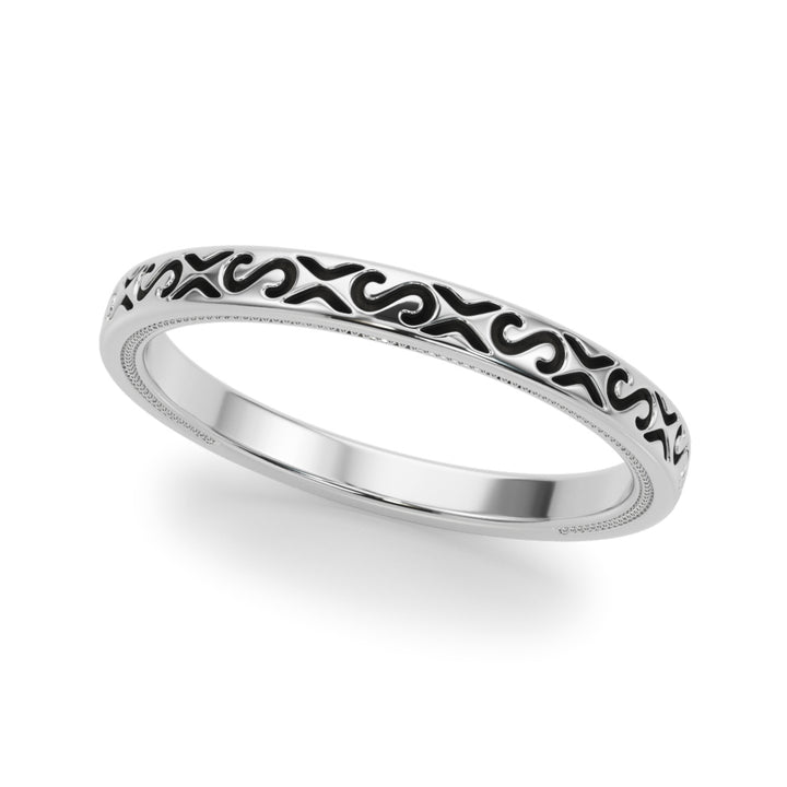 Tay Wedding Band in Platinum