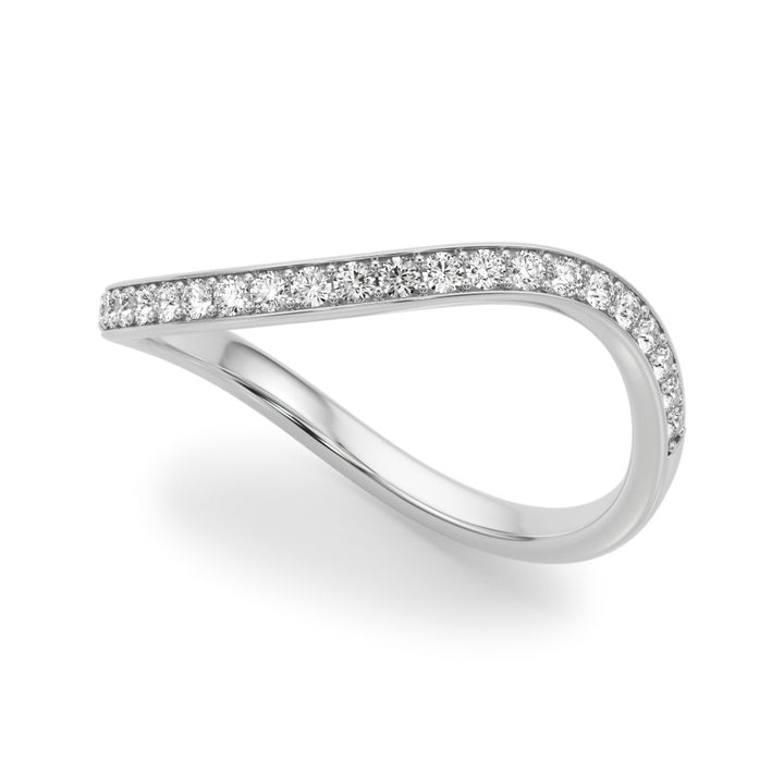 Lagan Wedding Band in Platinum
