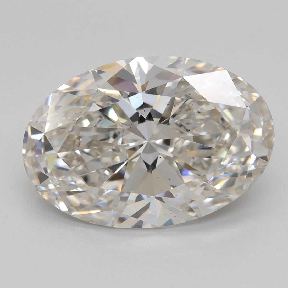 3.22CT Oval Cut Lab Grown Diamond G | VS2 | IGI Certified