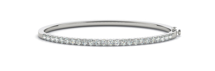Harrogate Traditional Bangle Bracelet in Platinum