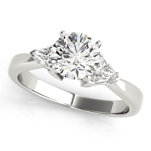 Kew Three Stone Trillion Engagement Ring