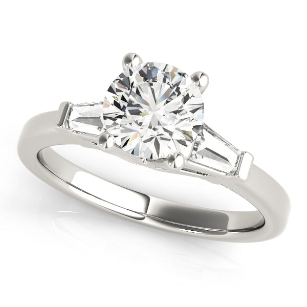 Wordsworth Three Stone Trillion Engagement Ring