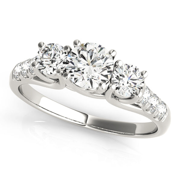 Thistle Side Stoneengagement Ring