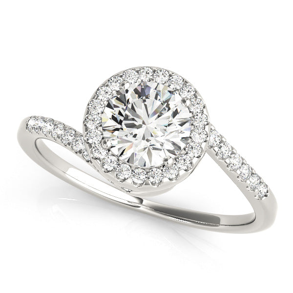 Beaumaris Halo Vintage Engagement Ring
