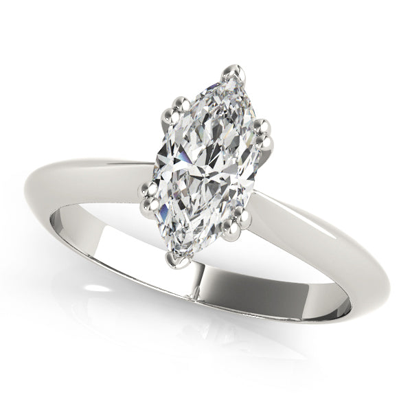 Mayfair Double Prong Marquise Engagement Ring