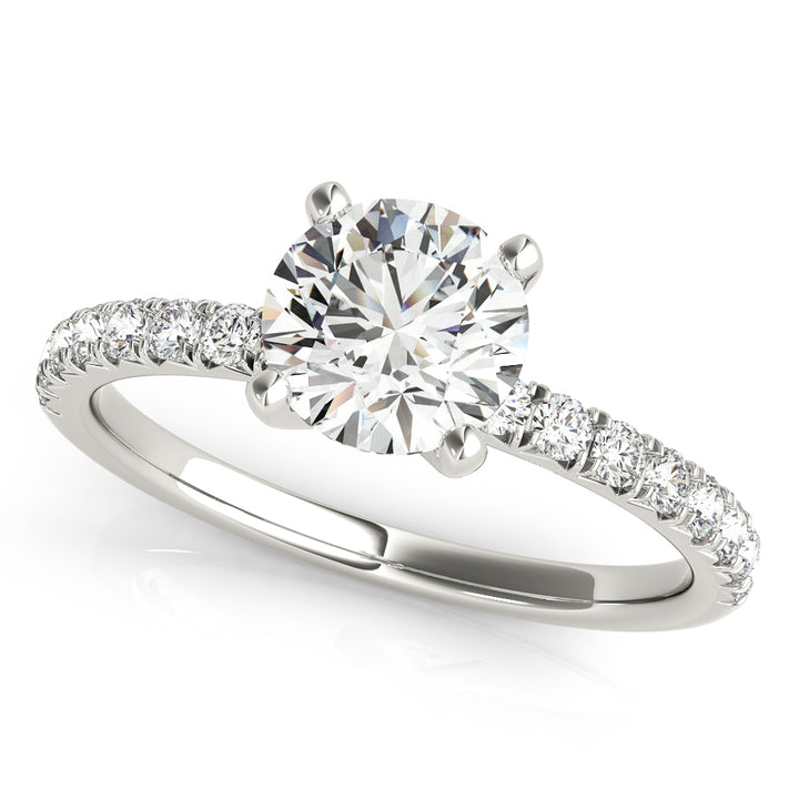 Wye Pave Engagement Ring