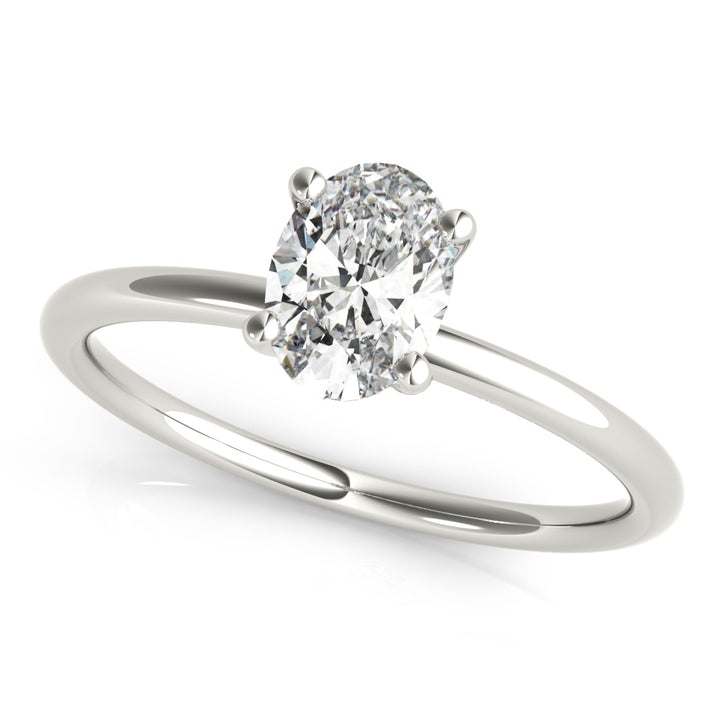 Canterbury Oval Solitaire Engagement Ring