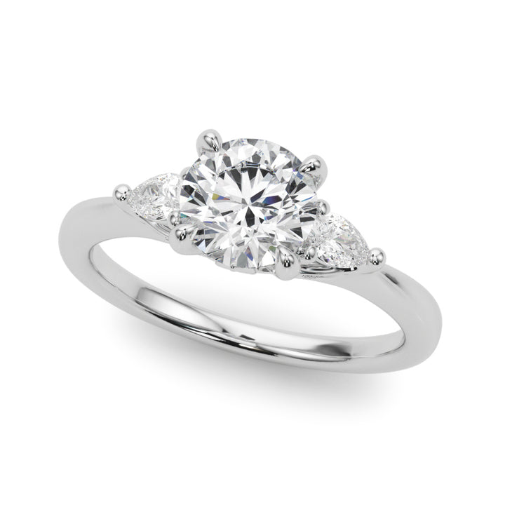 Cliff Three Stone Engagement Ring