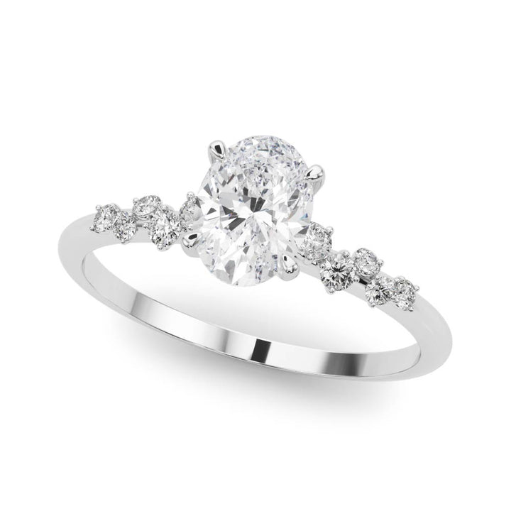 Wilde Side Stone Engagement Ring