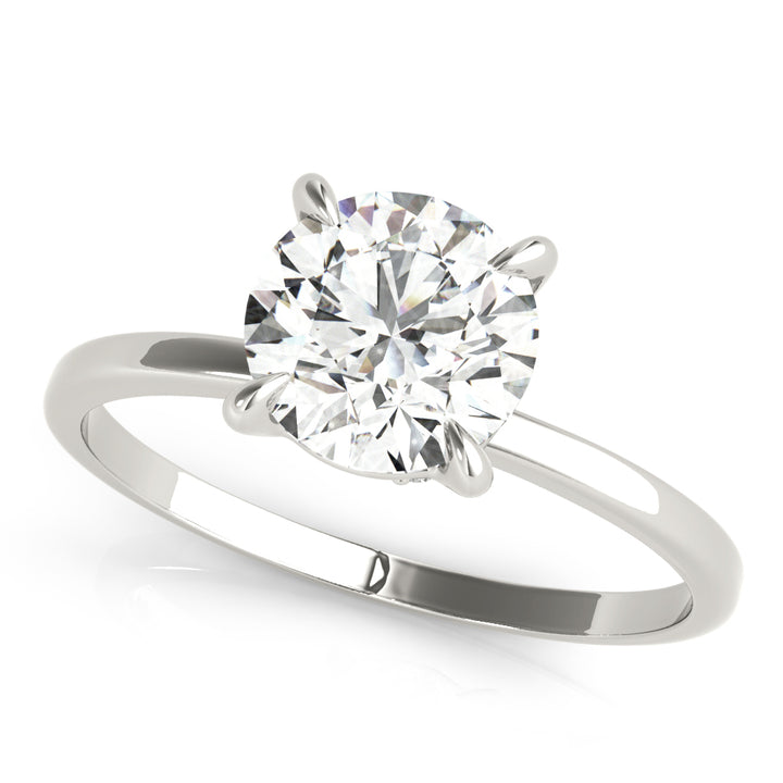 Devon Hidden Halo Solitaire Engagement Ring