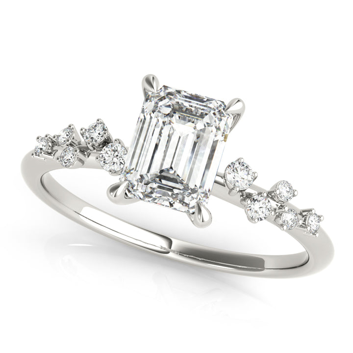 Milton Side Stone Engagement Ring