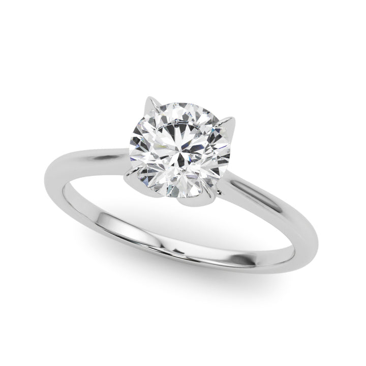 Brighton Leaf Solitaire Engagement Ring
