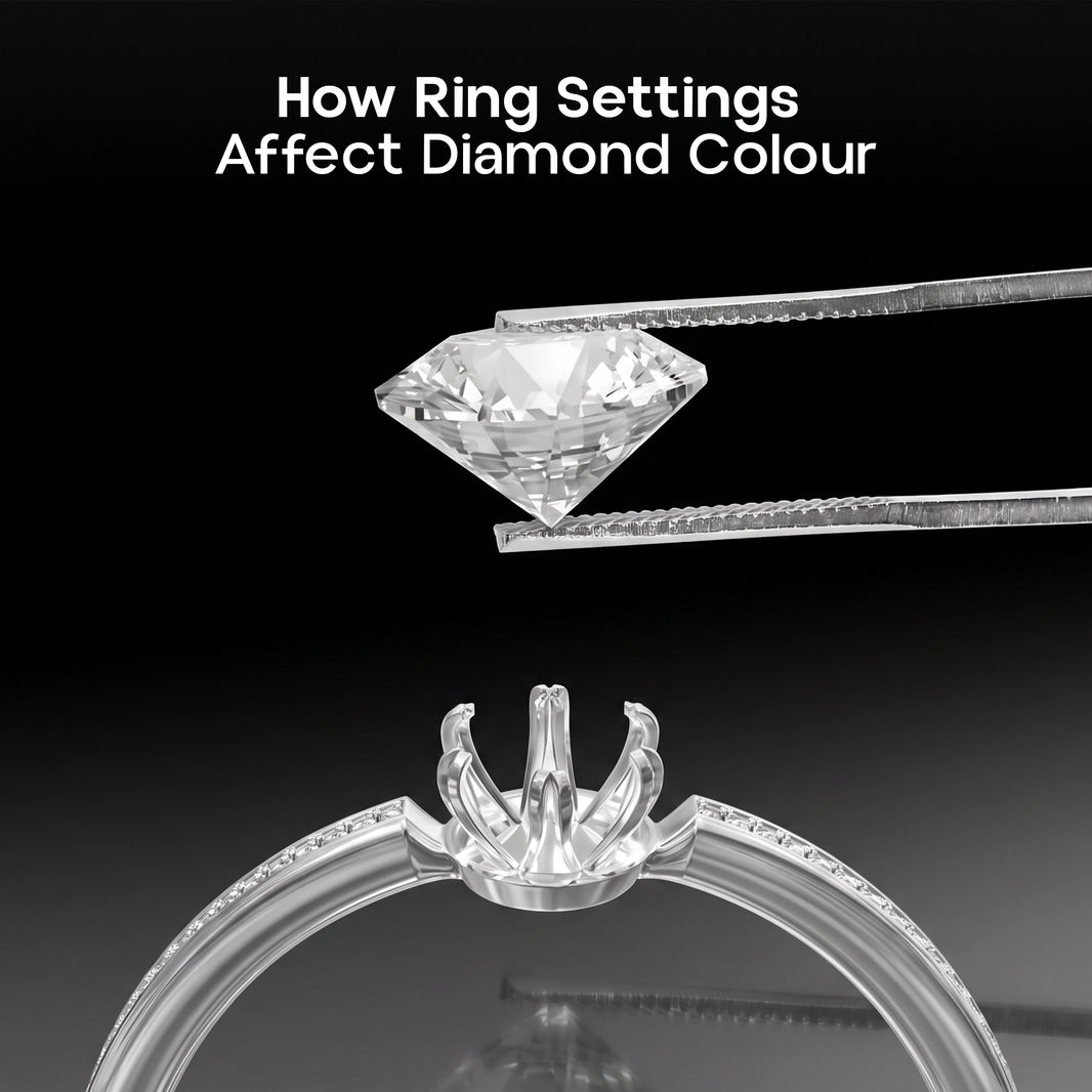 How Ring Settings Affect Diamond Colour