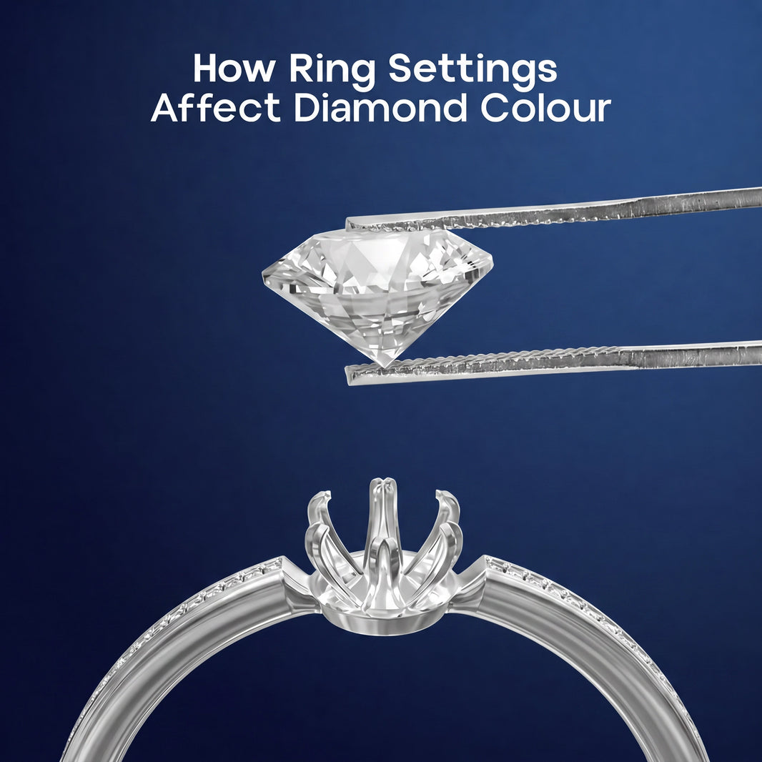 How Ring Settings Affect Diamond Colour