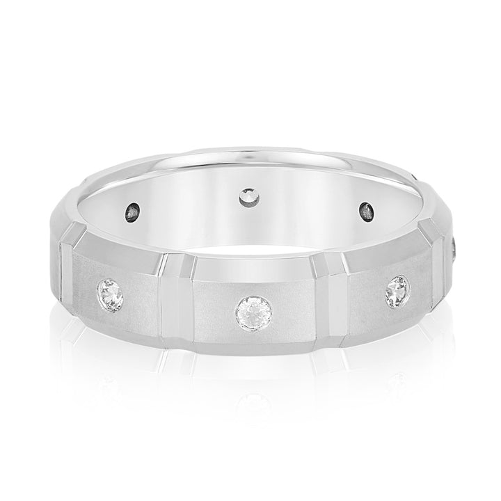 Mason 6mm Mens Diamond Band