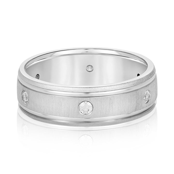Oscar 6mm Mens Diamond Band
