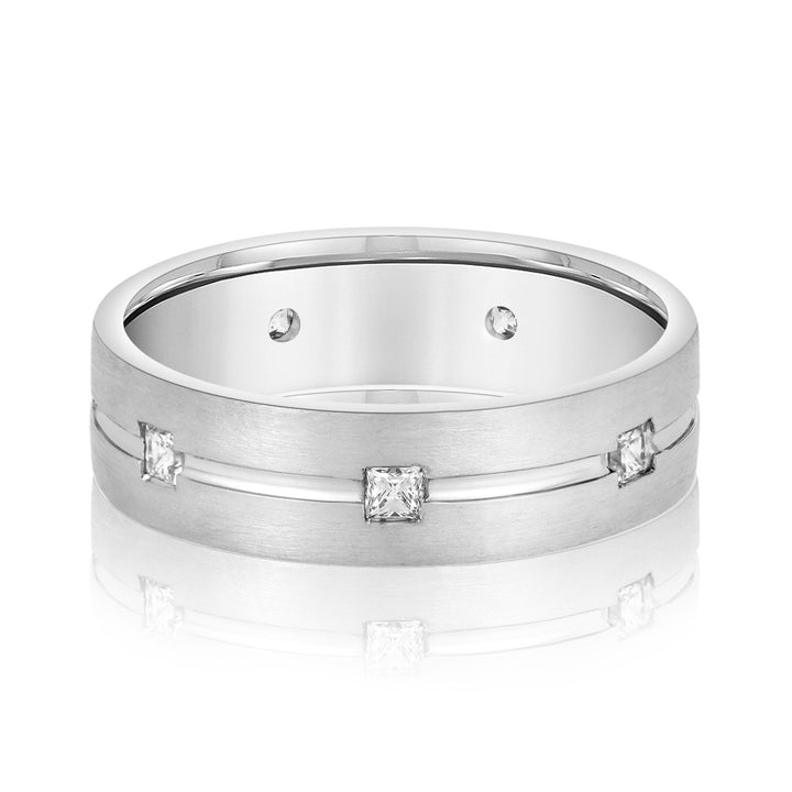 Max 6mm Mens Diamond Band