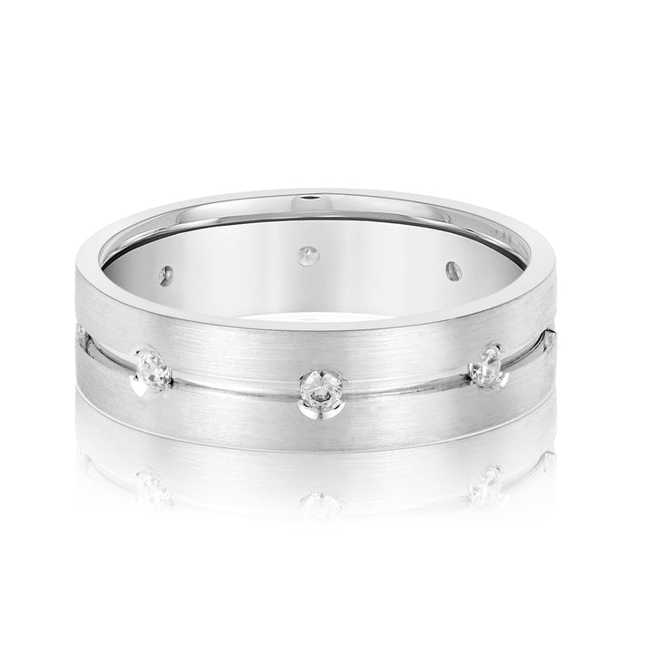 Riley 6mm Mens Diamond Band