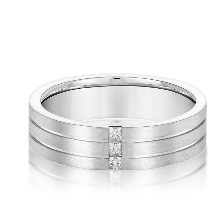 Benjamin 6mm Mens Diamond Band